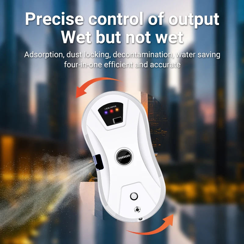 🤖 Robot Lavavetri Smart Ultra-Clean: Vetri Splendenti Senza Sforzo ✨