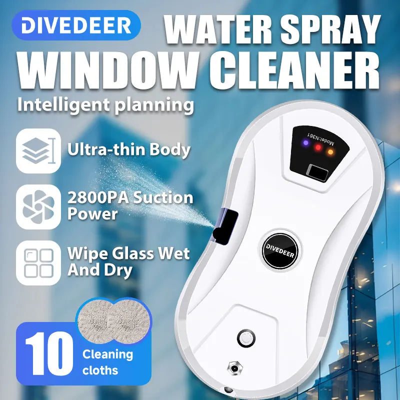 🤖 Robot Lavavetri Smart Ultra-Clean: Vetri Splendenti Senza Sforzo ✨