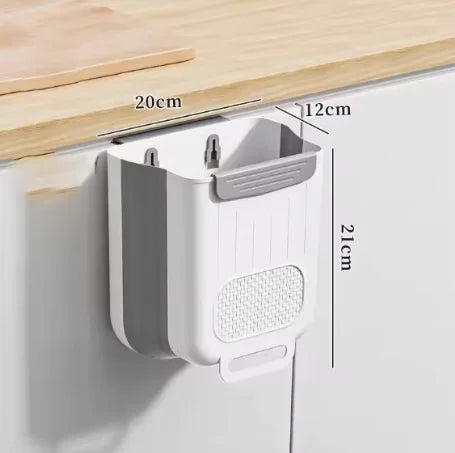 Suspended Folding Trash Cans Are Suitable For Kitchen Cabinet Doors.