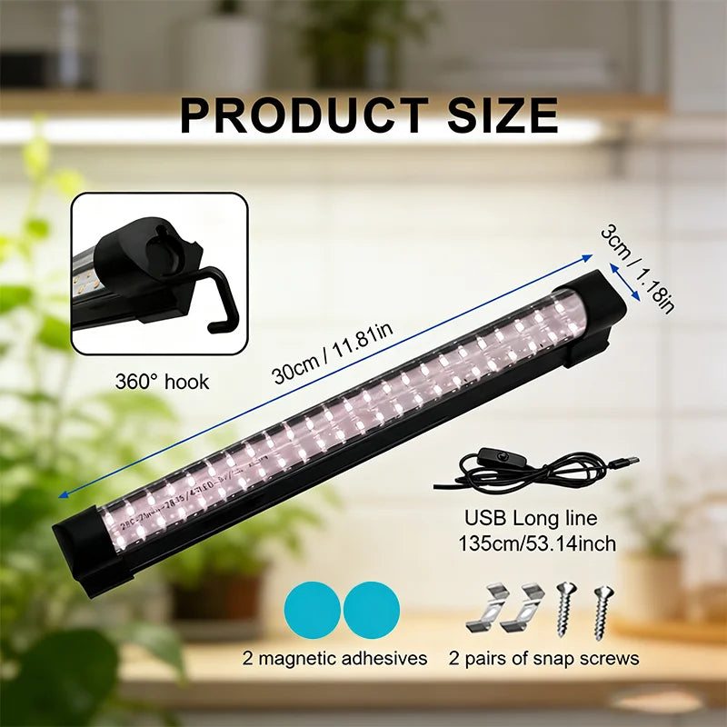 🌱 Lampada LED Crescita Piante Full Spectrum – Per Coltivazione Indoor & Idroponica 🌿