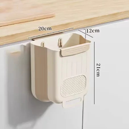 Suspended Folding Trash Cans Are Suitable For Kitchen Cabinet Doors.