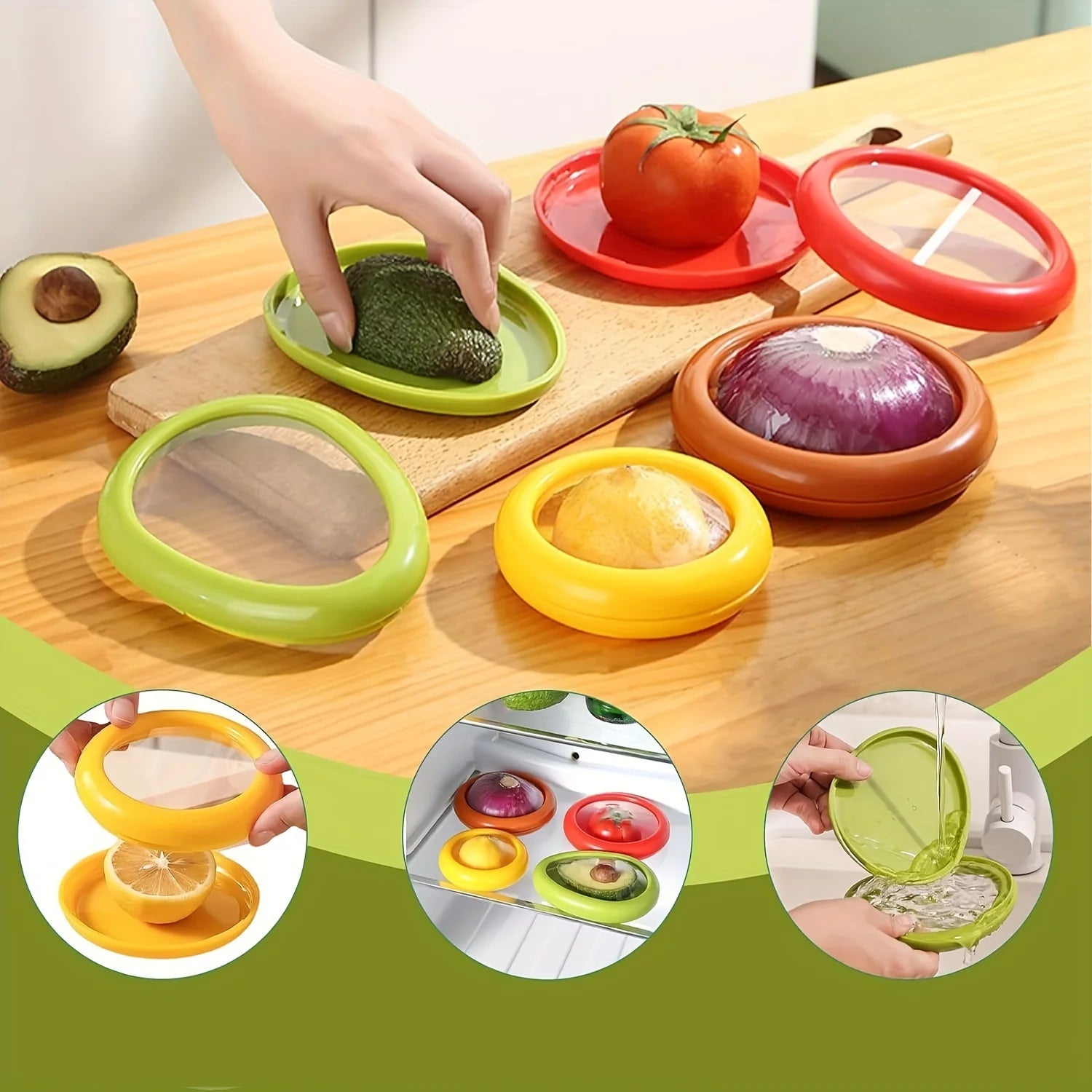 Fruit Storage Box Reusable Storage Containers For Cheese and Vegetable