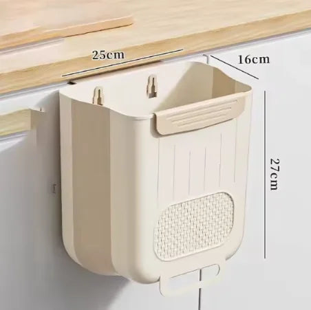 Suspended Folding Trash Cans Are Suitable For Kitchen Cabinet Doors.