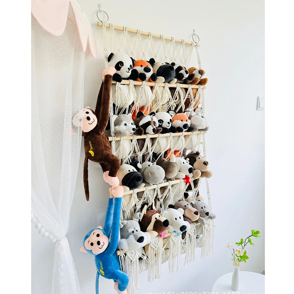 Stuffed Animal Storage Woven Net
