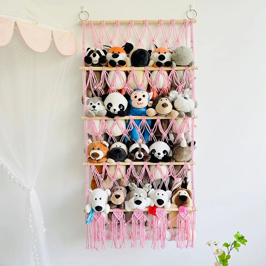 Stuffed Animal Storage Woven Net
