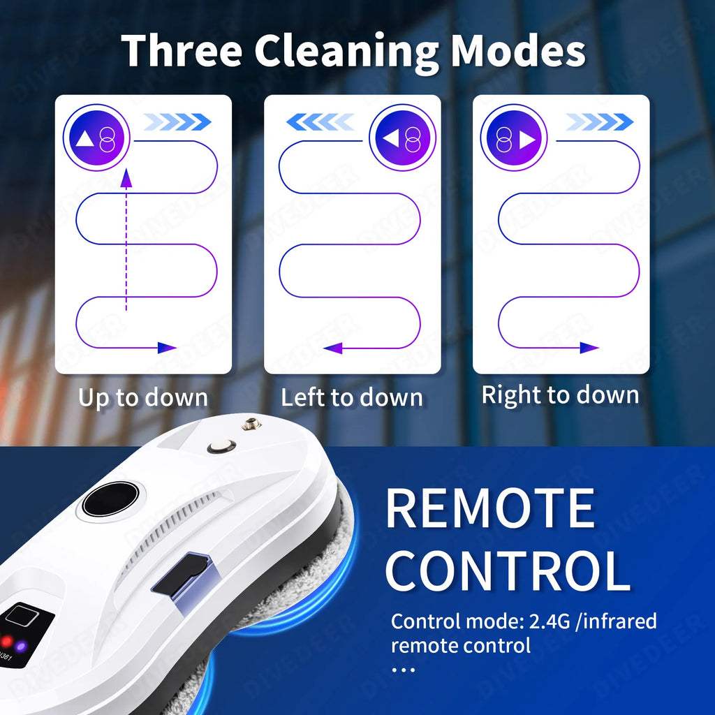 🤖 Robot Lavavetri Smart Ultra-Clean: Vetri Splendenti Senza Sforzo ✨