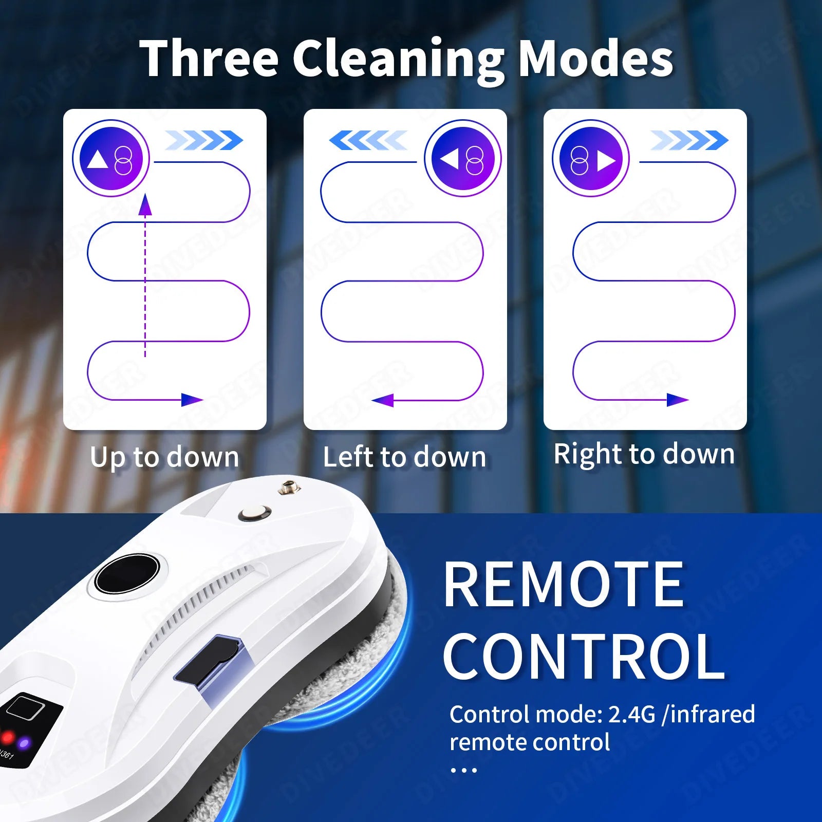 🤖 Robot Lavavetri Smart Ultra-Clean: Vetri Splendenti Senza Sforzo ✨