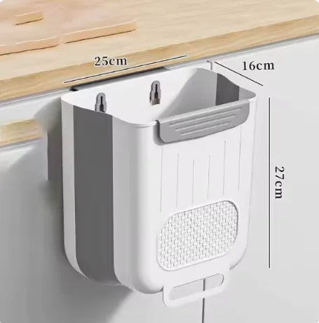 Suspended Folding Trash Cans Are Suitable For Kitchen Cabinet Doors.
