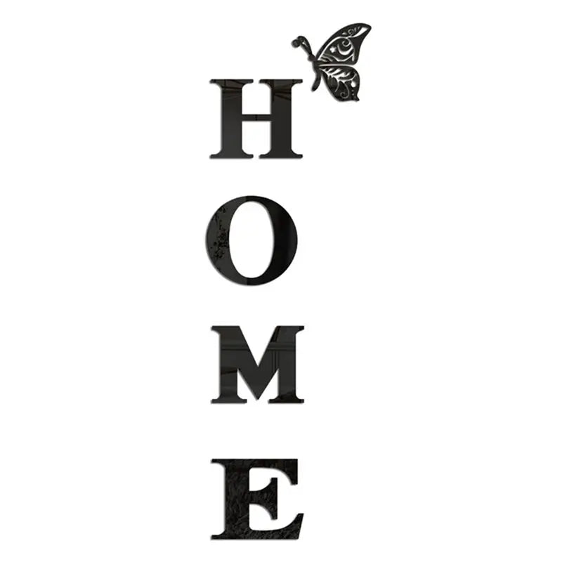 -Wall Decor Letter Signs Acrylic Mirror