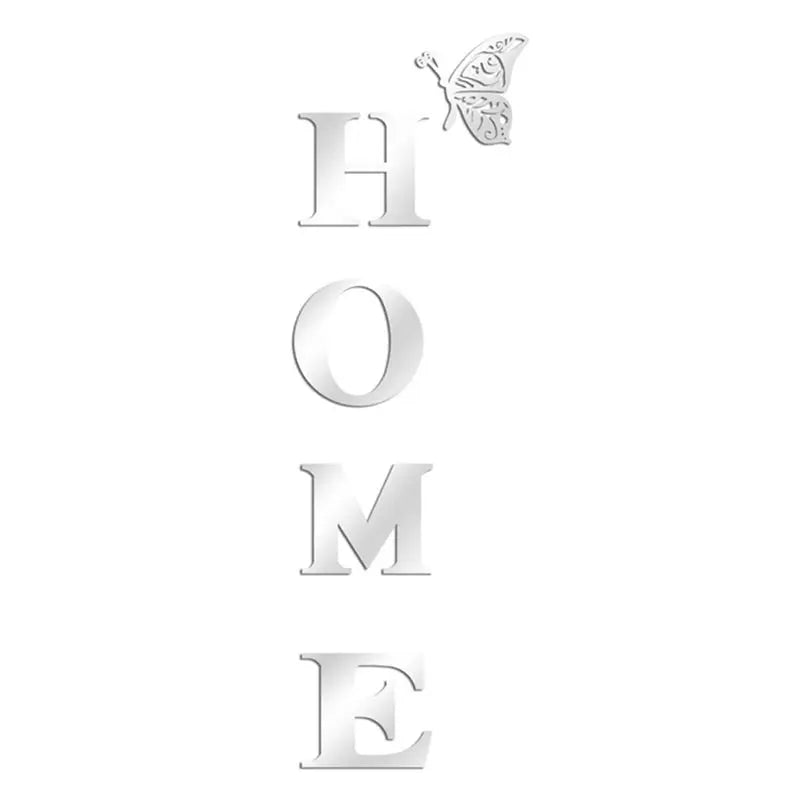 -Wall Decor Letter Signs Acrylic Mirror