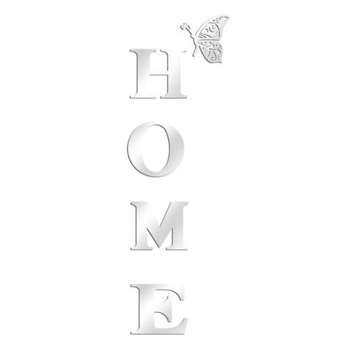 -Wall Decor Letter Signs Acrylic Mirror