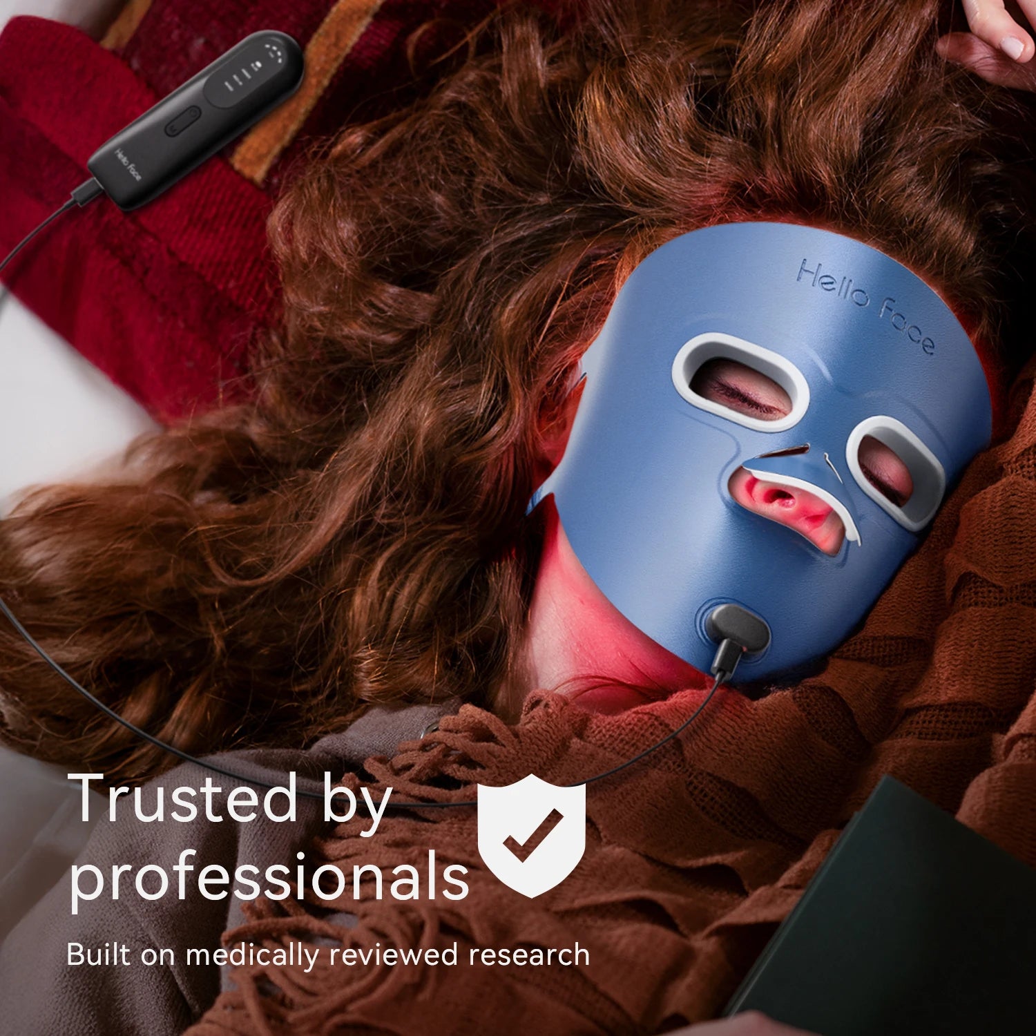✨ Rinfresca e Illumina la Tua Pelle | Maschera LED a Luce Rossa 🔴✨