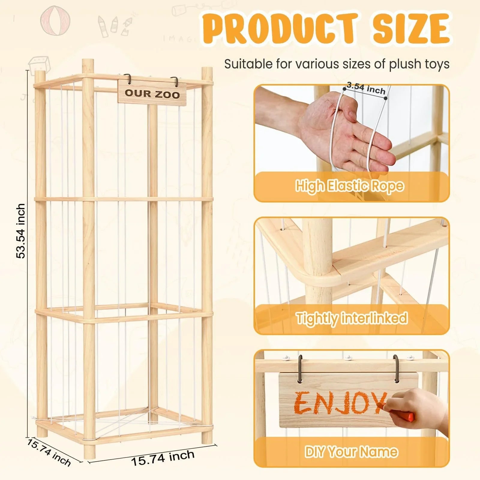 Stuffed Animal Storage & Organizer