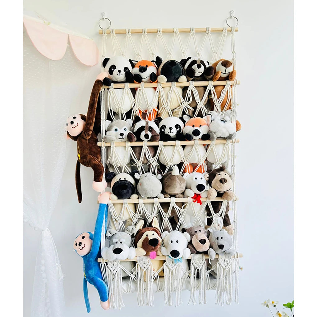 Stuffed Animal Storage Woven Net